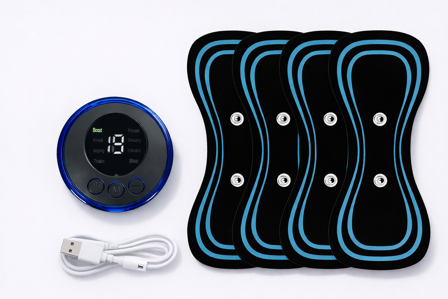 PulseReset™: Estimulador Muscular EMS portátil de Recuperación Activa para alivio y recarga